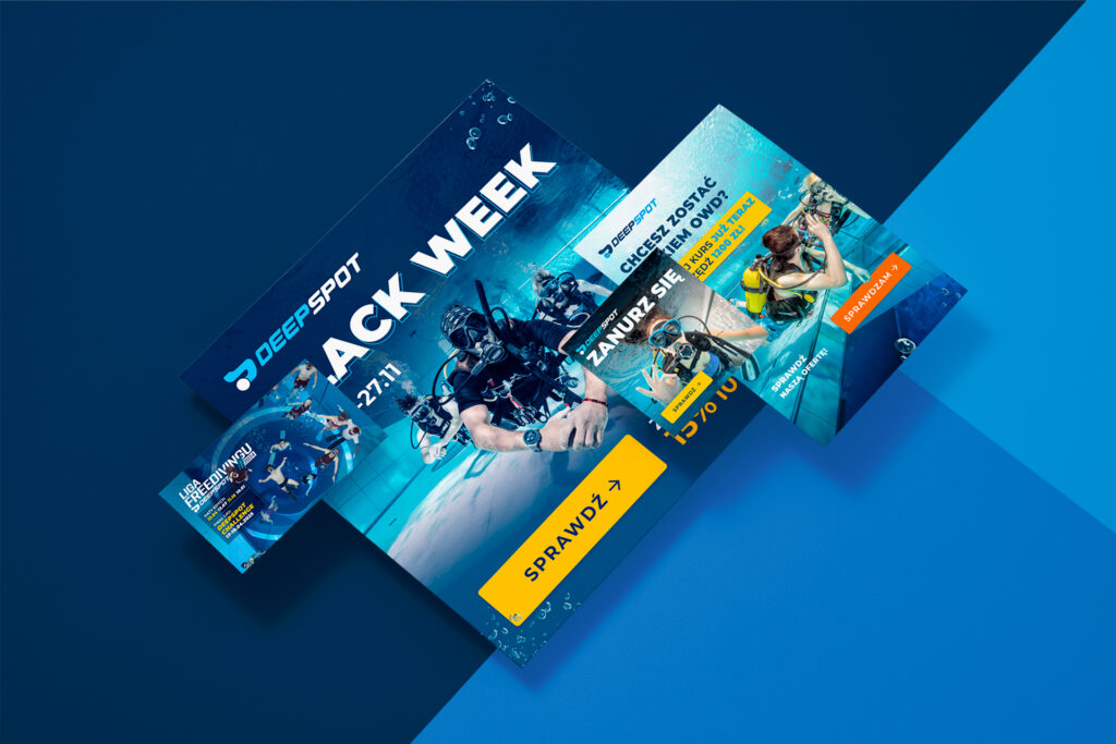 Deepspot web banners for Black Week