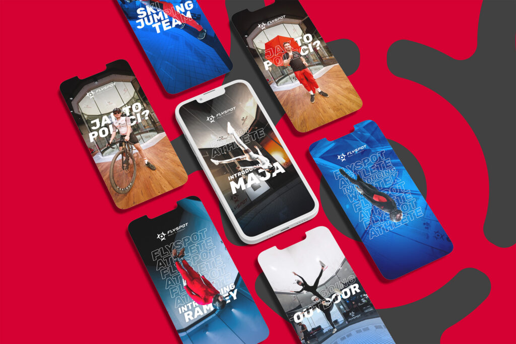 Flyspot Instagram stories on smartphones