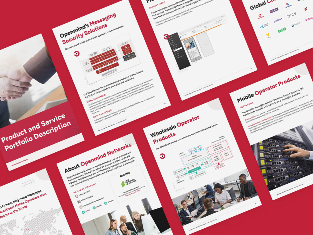 Openmind Networks whitepaper and product portfolio pages