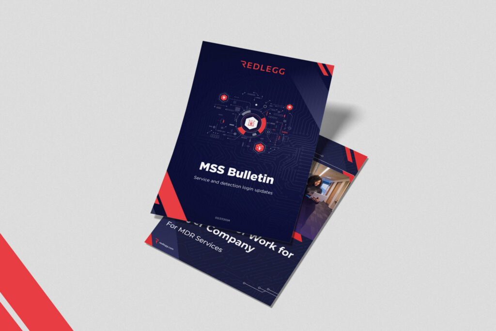 RedLegg "MSS Bulletin" newsletter cover