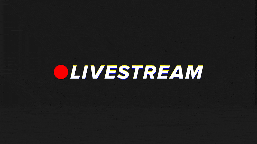 Animated "Livestream" title