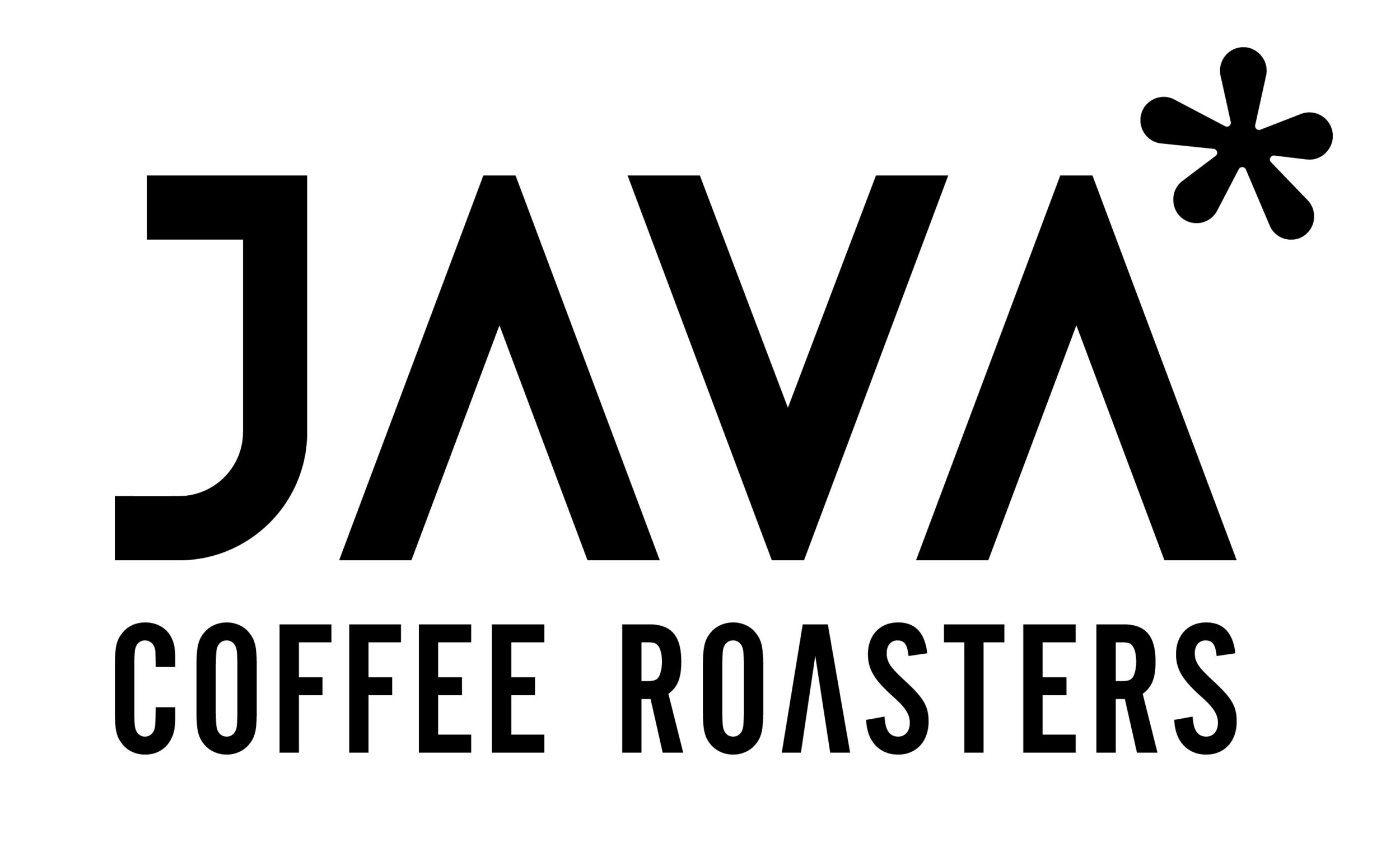 JAVA Coffee Roasters logo in black on white